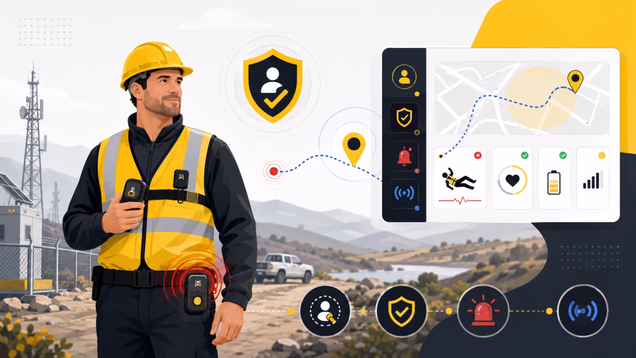 Zaštita terenskog radnika uz SOS lokaciju, man-down alarm i GPS sigurnosni nadzor
