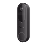 Crni Reolink Video Doorbell Battery s baterijskim napajanjem